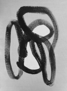 Psychomorphic painting that became afterimage