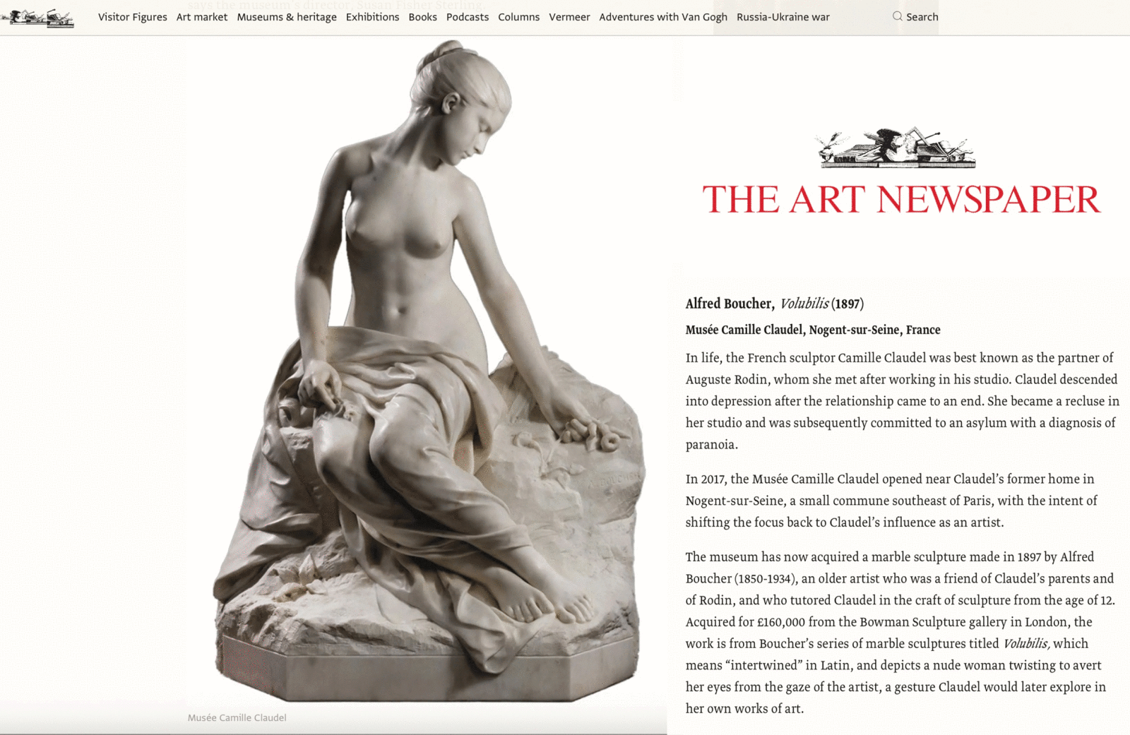 The art newspaper volubilis