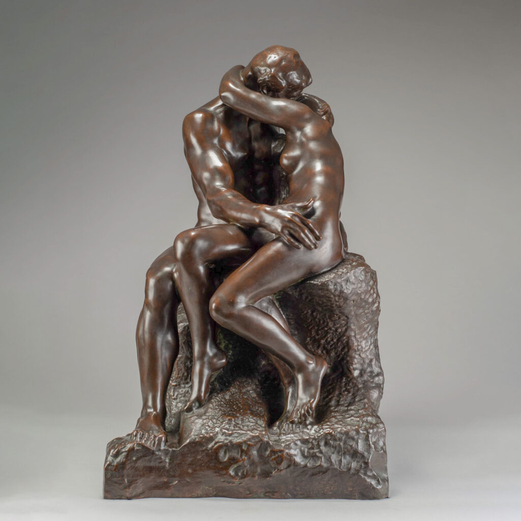 Rodin, Auguste Le Baiser (the Kiss), 1st Reduction 1 Square