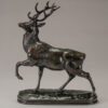Barye, Antoine Louis Deer With Raised Front Leg 1 Square
