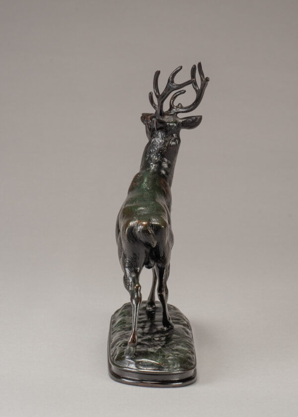 Barye, Antoine Louis Deer With Raised Front Leg 3