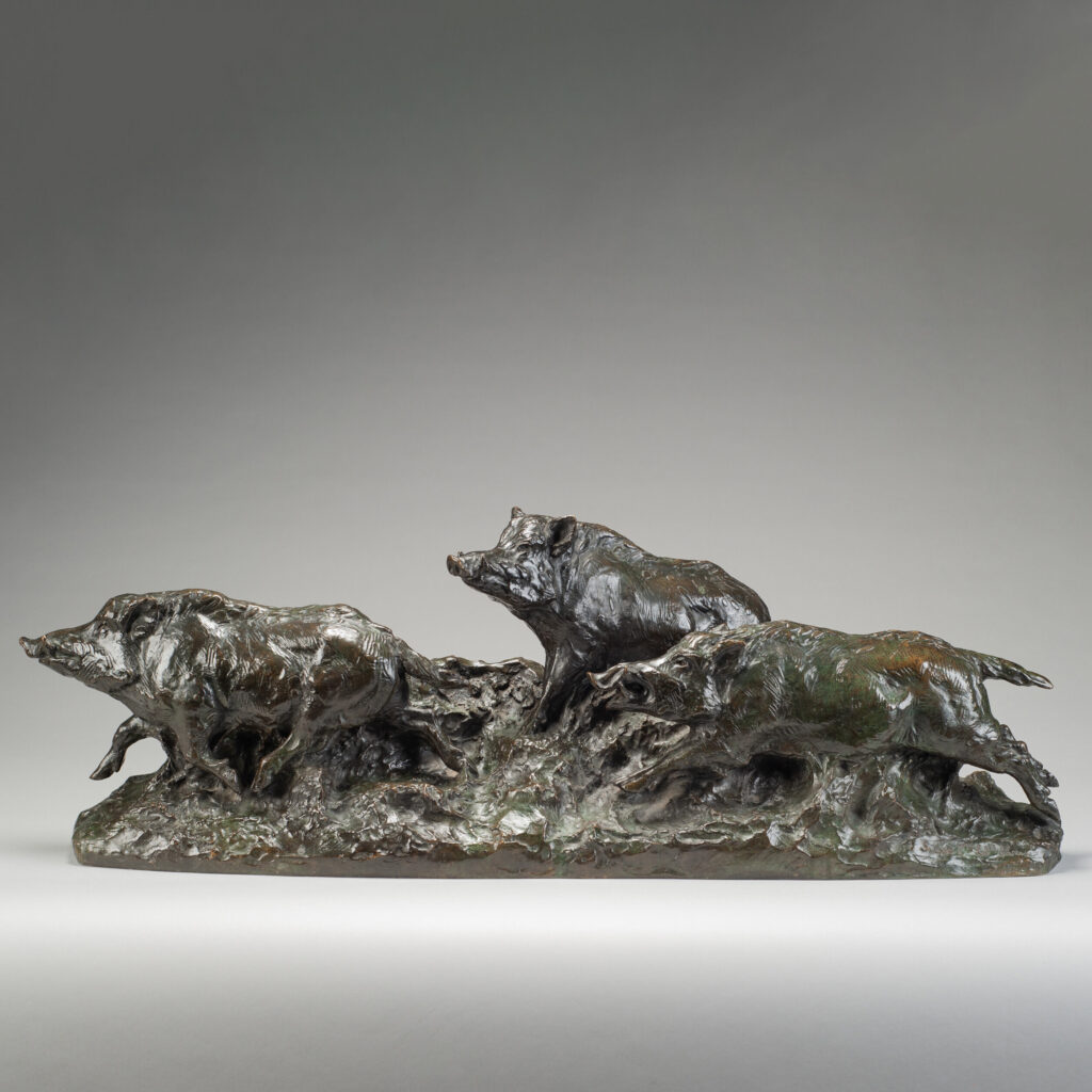 Fiot, Maximilien Louis Herd Of Boars 1 Square