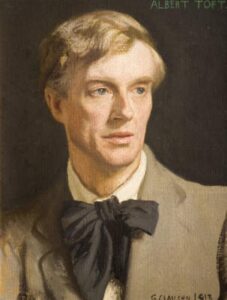 George clausen, portrait of albert toft (1862 1949), 1913, oil on canvas, birmingham museums trust
