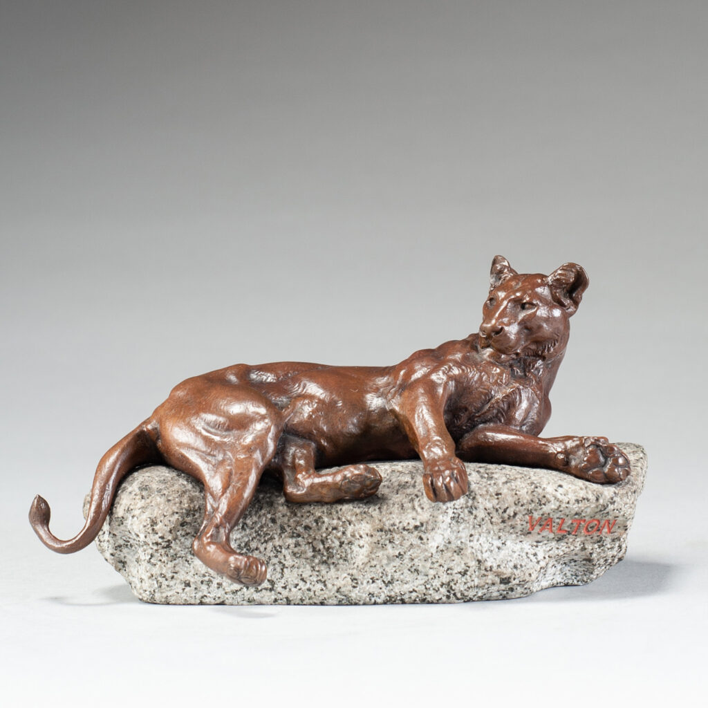 Valton, Charles Resting Lioness 1 Square