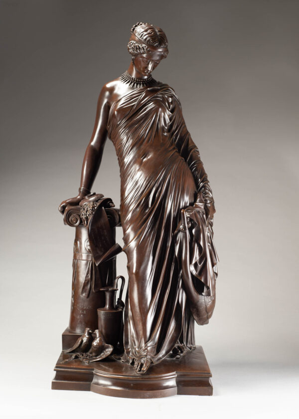 Pradier, jean jacques standing sappho 1