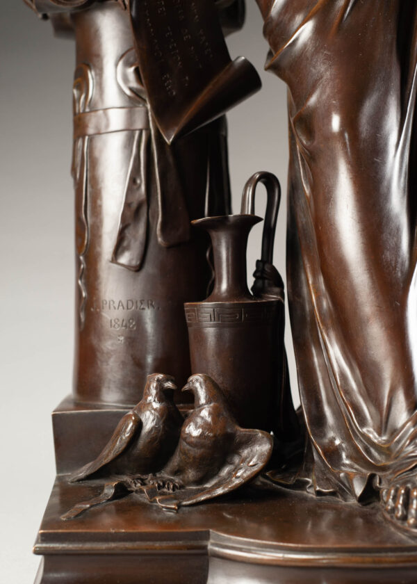 Pradier, jean jacques standing sappho 10