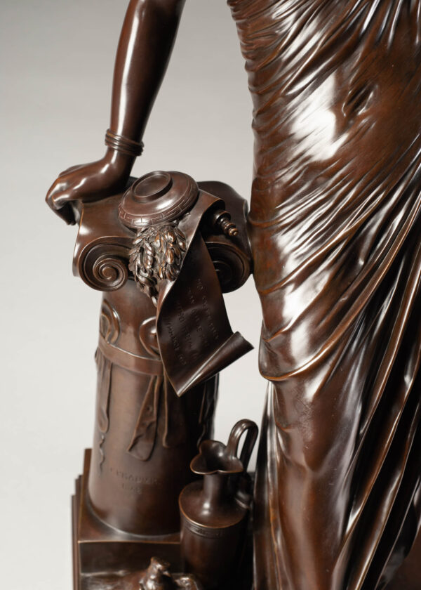 Pradier, jean jacques standing sappho 12