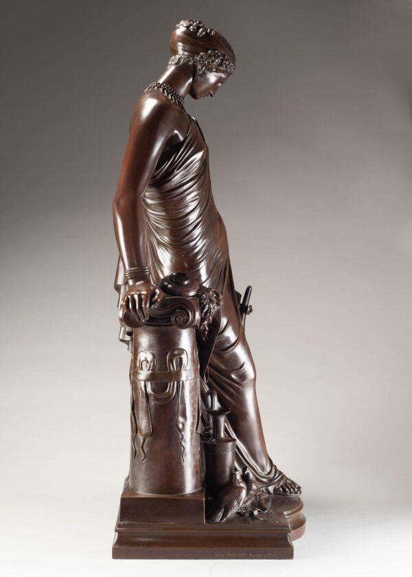 Pradier, jean jacques standing sappho 3