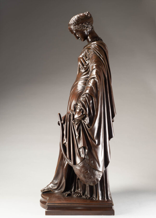 Pradier, jean jacques standing sappho 7