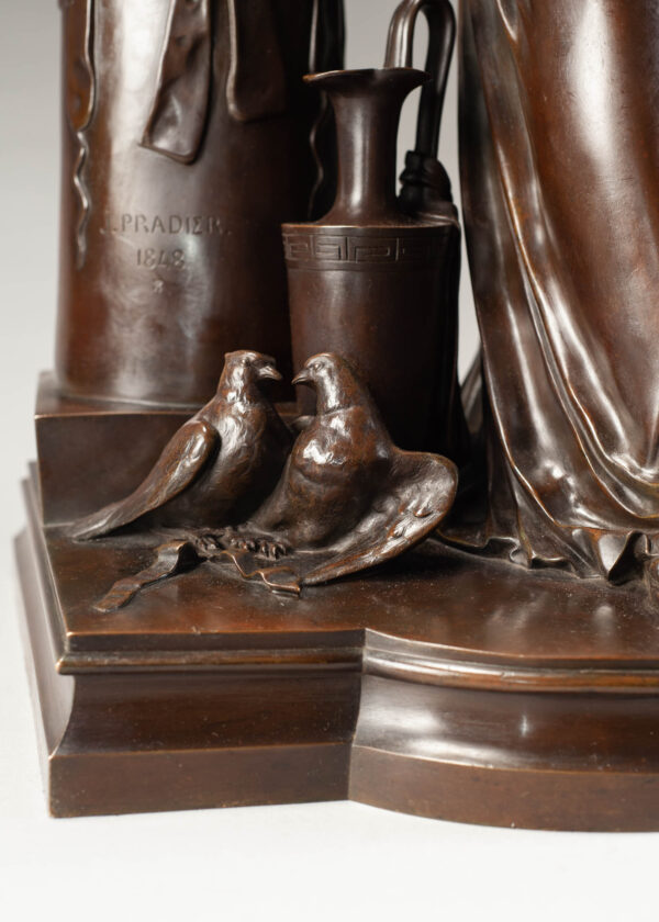 Pradier, jean jacques standing sappho 9