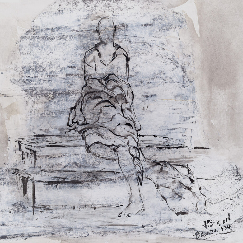Beaumont, hanneke drawing 197 study of bronze 134 1 square