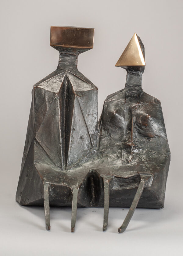 Chadwick, Lynn Maquette Two Sitting Figures