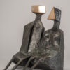Chadwick, Lynn Maquette Two Sitting Figures
