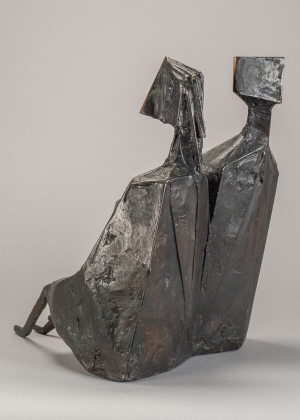 Chadwick, Lynn Maquette Two Sitting Figures
