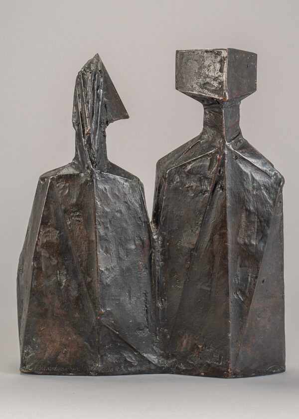 Chadwick, Lynn Maquette Two Sitting Figures