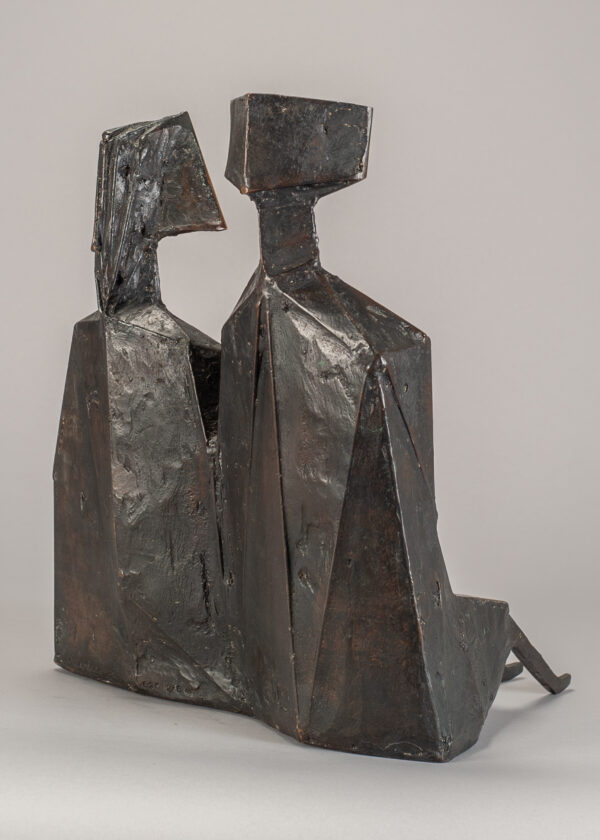 Chadwick, Lynn Maquette Two Sitting Figures