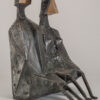 Chadwick, Lynn Maquette Two Sitting Figures
