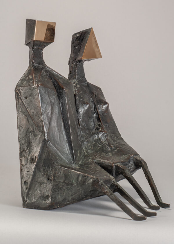 Chadwick, Lynn Maquette Two Sitting Figures