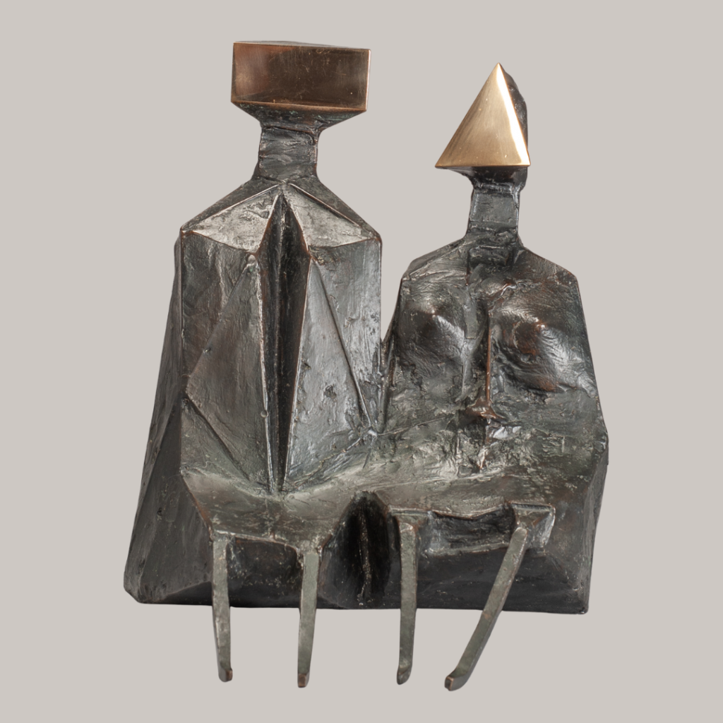 Lynn Chadwick, Maquette Two Sitting Figures