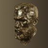 Auguste Rodin Bust Of Gustave Geffroy (Square)
