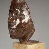 Rodin, Auguste Mask of Hanako, Study Type E